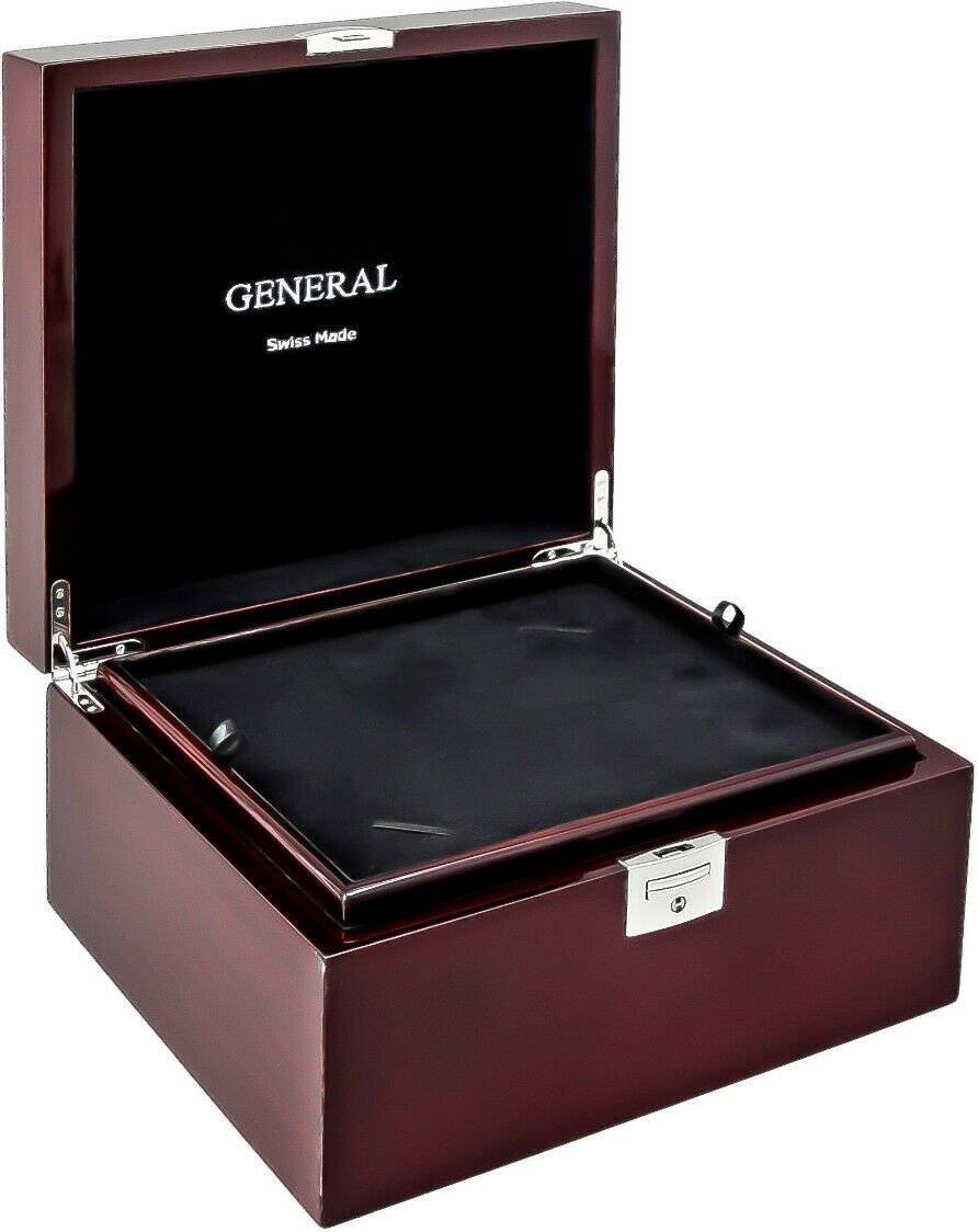  General XXL Watch box for 4 watches made of wood 
