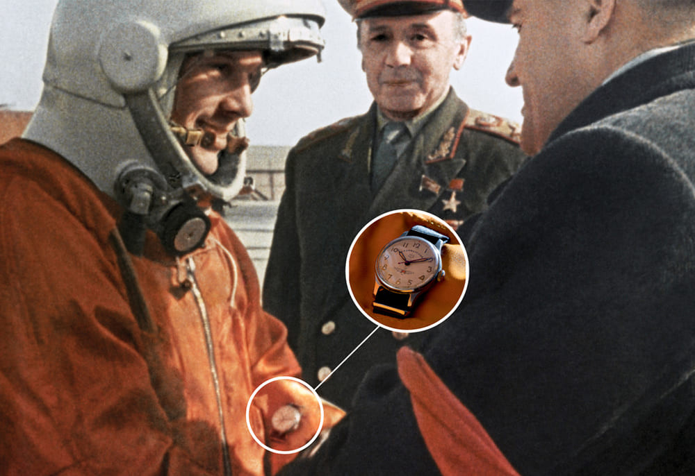  Sturmanskie Gagarin Heritage 60th Anniversary 'Special Edition hand-wound titanium 