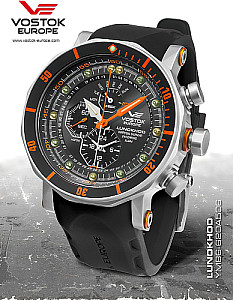 Vostok Europe Chronograph Lunokhod 2 Steel / Orange 