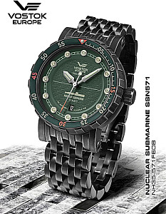  Vostok Europe SSN-​571 Nuclear Submarine Automatic 