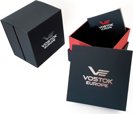  Vostok Europe GAZ-14 Automatik Open Balance schwarz/gold silber 