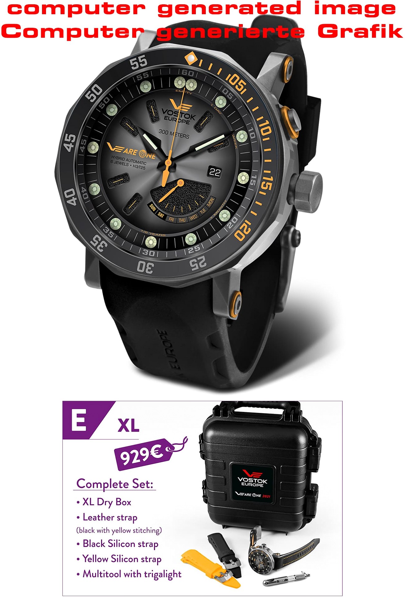  Vostok Europe VEareONE 2021 Special Edition PX84-620H659-E-XL 