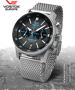  Vostok Europe Expedition Nordpol 1 Chronograph schwarz/blau 